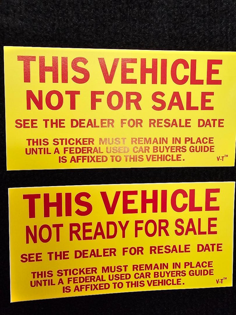 Not For Sale Stickers