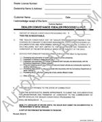 Dealer Conveyance / Dealer Processing Fee Hand Out F-DCF