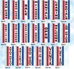 Drape Flags, Stock Messages 3' X 8'  Single Face